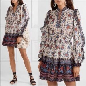 Ulla Johnson Multicolor Long Sleeve Dress